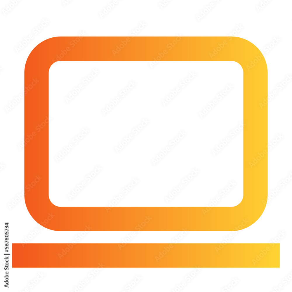 Laptop gradient icon Laptop gradient icon