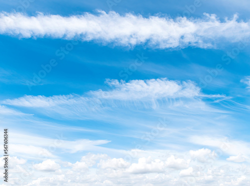 Blue sky with cloud background © Ratchapon