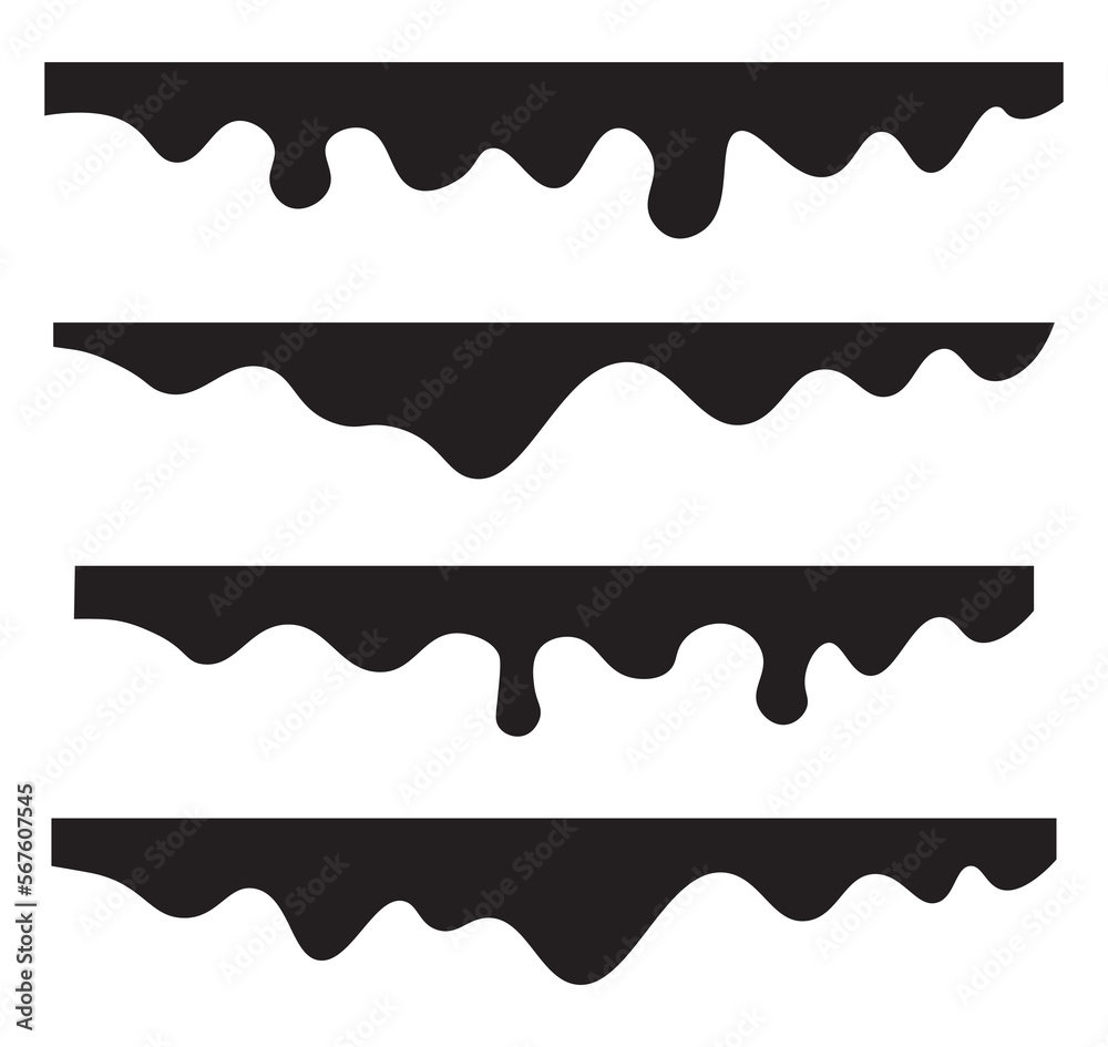 Dripping paint vector design. Paint dripping design on white background. Dripping paint vector design. Paint dripping design on white background.