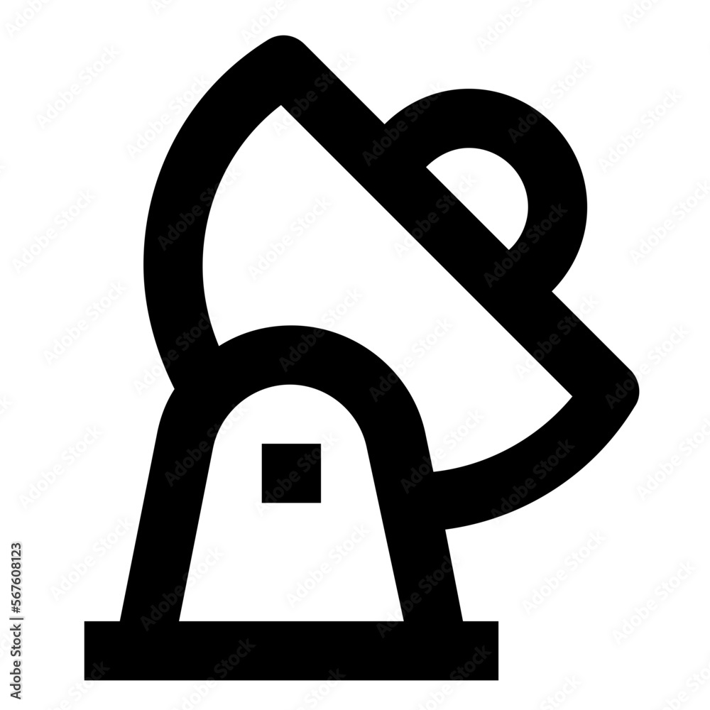 Satellite line icon