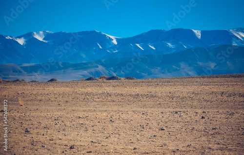 Steppe in the mountains