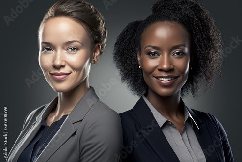 Consultants Multiracial Women (generative AI) © Get Stock
