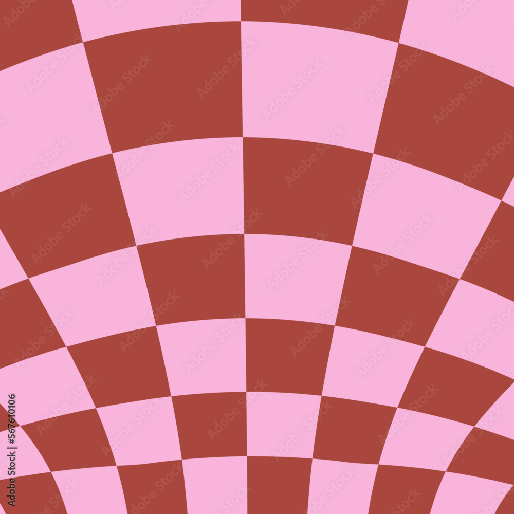 trendy cool distorted checkerboard decoration trendy cool distorted checkerboard decoration