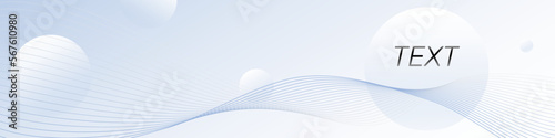 Linkedin Background, Banner, Wavy line, Gradient color vector