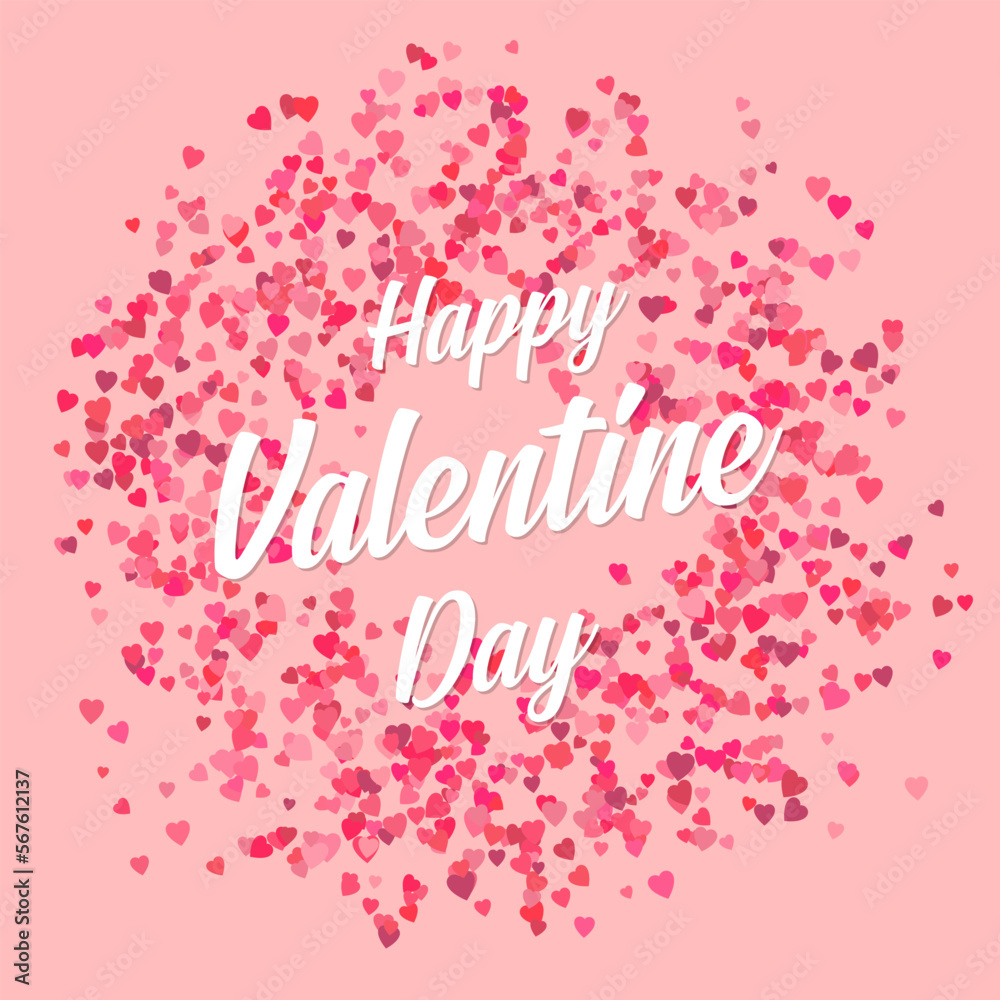 Valentine's day concept posters set. Vector illustration. red and pink paper hearts with frame on geometric background. Cute love sale banners or greeting cards. love romantic happy graphic design