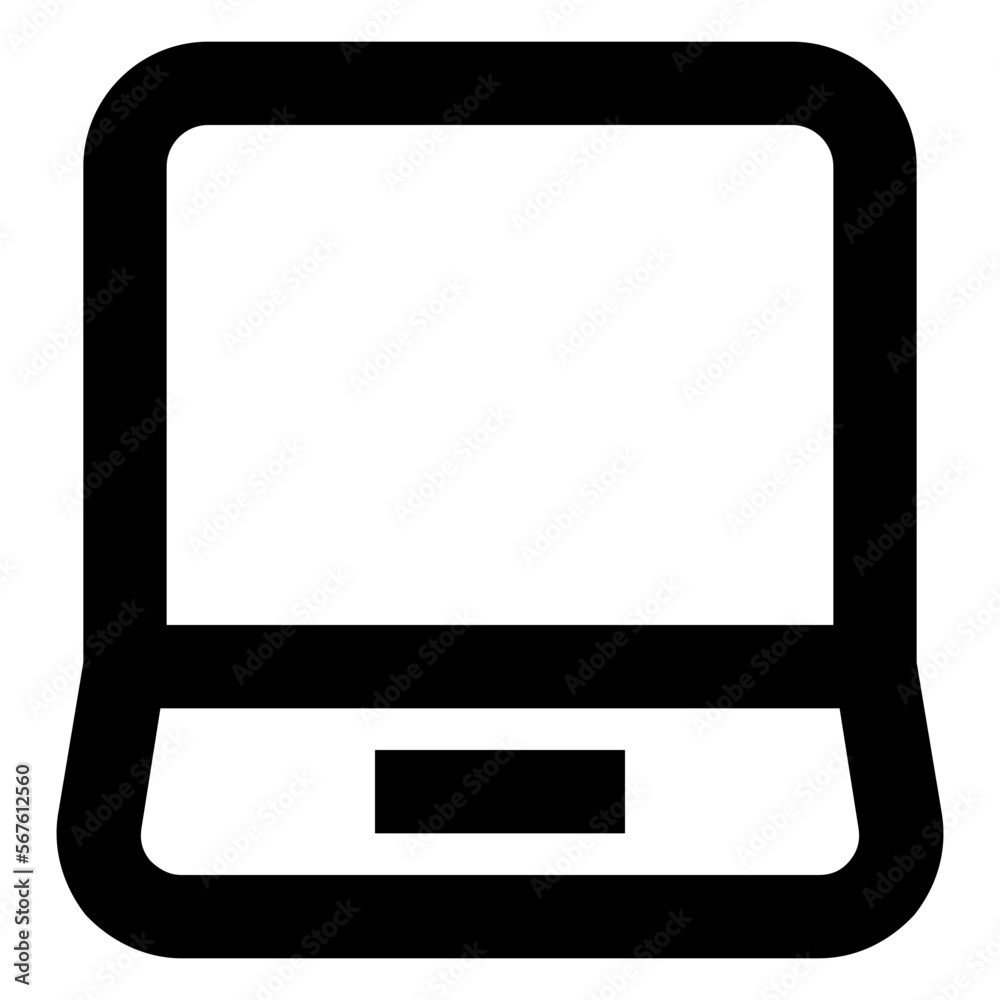 Laptop line icon Laptop line icon