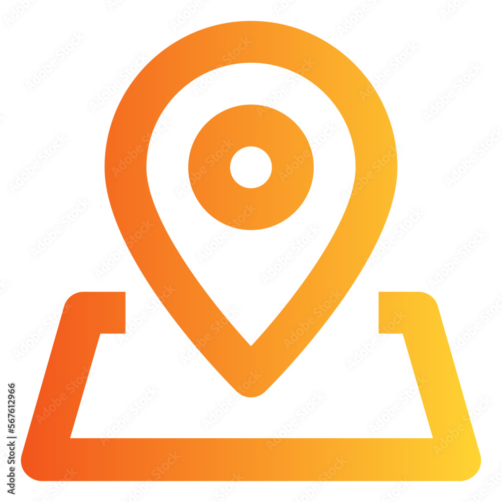 Location gradient icon Location gradient icon