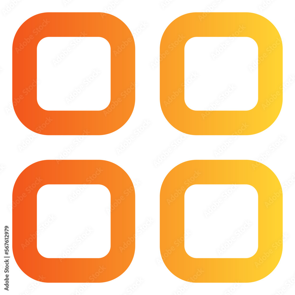 Menu gradient icon Menu gradient icon