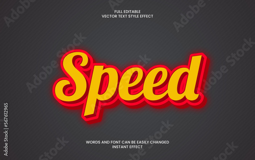 speed text effect