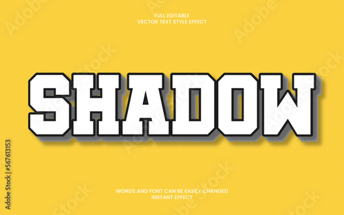 shadow text effect