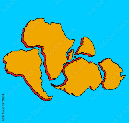 Supercontinents-Gondwana land and Laurassia