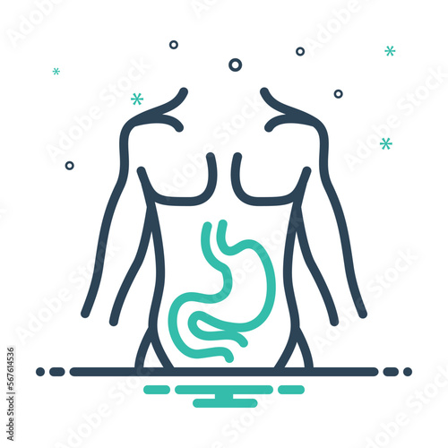 Mix icon for stomach