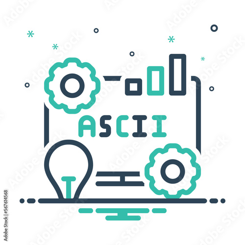 Mix icon for ascii standard