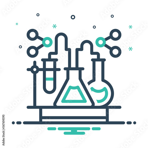 Mix icon for chem science photo