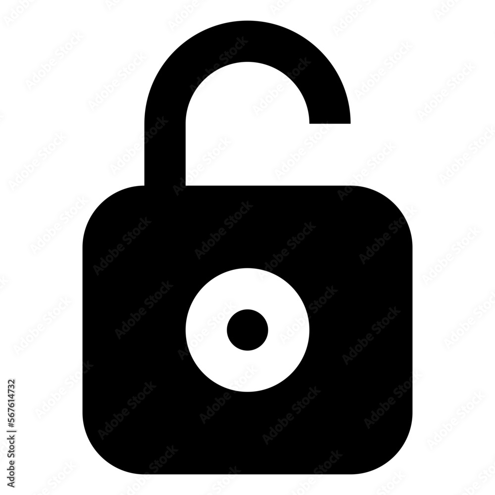 Unlock glyph icon Unlock glyph icon