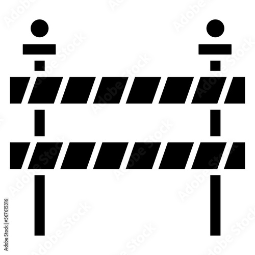 traffic barrier illustration