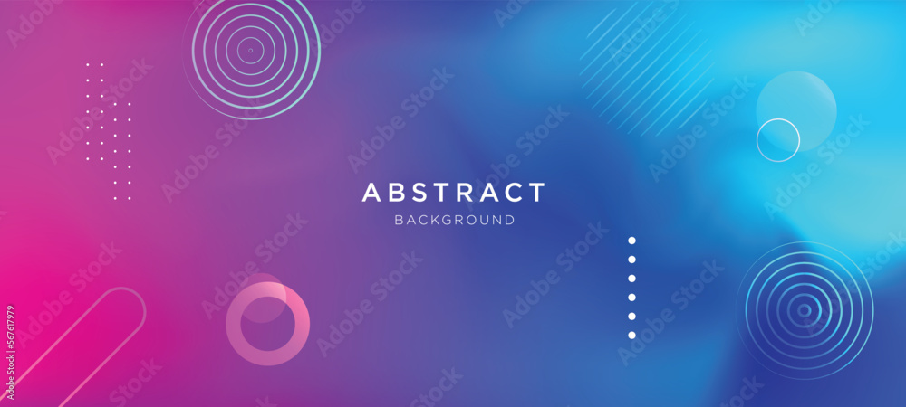 Trendy blurred liquid gradient mesh landing page with circle. Abstract multi-color gradient vector cover illustration set. Design for website, business brochures, cards, packages and posters.	
