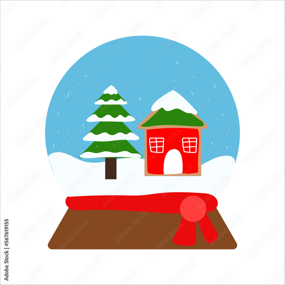 Naklejka premium Christmas Elements