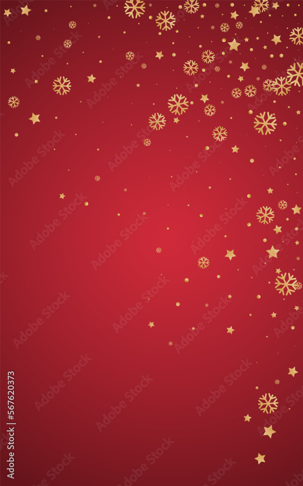 White Snowfall Vector Red Background. Christmas White Snowfall Vector Red Background. Christmas