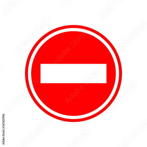 Free Download stop sign vector icon in trendy flat style - GFXLoad