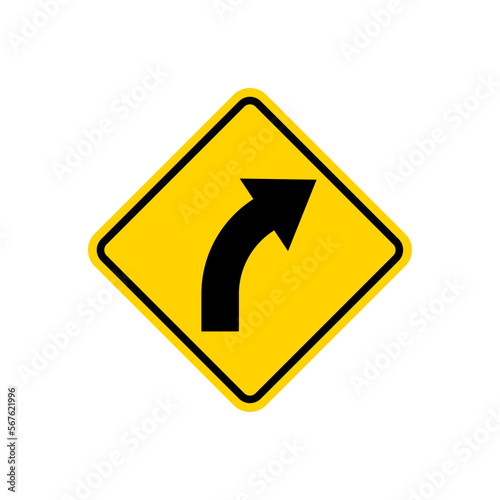 Free Download traffic sign, road sign in trendy flat design - GFXLoad