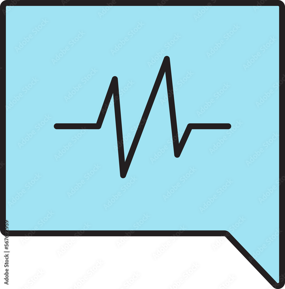 message and pulse icon message and pulse icon