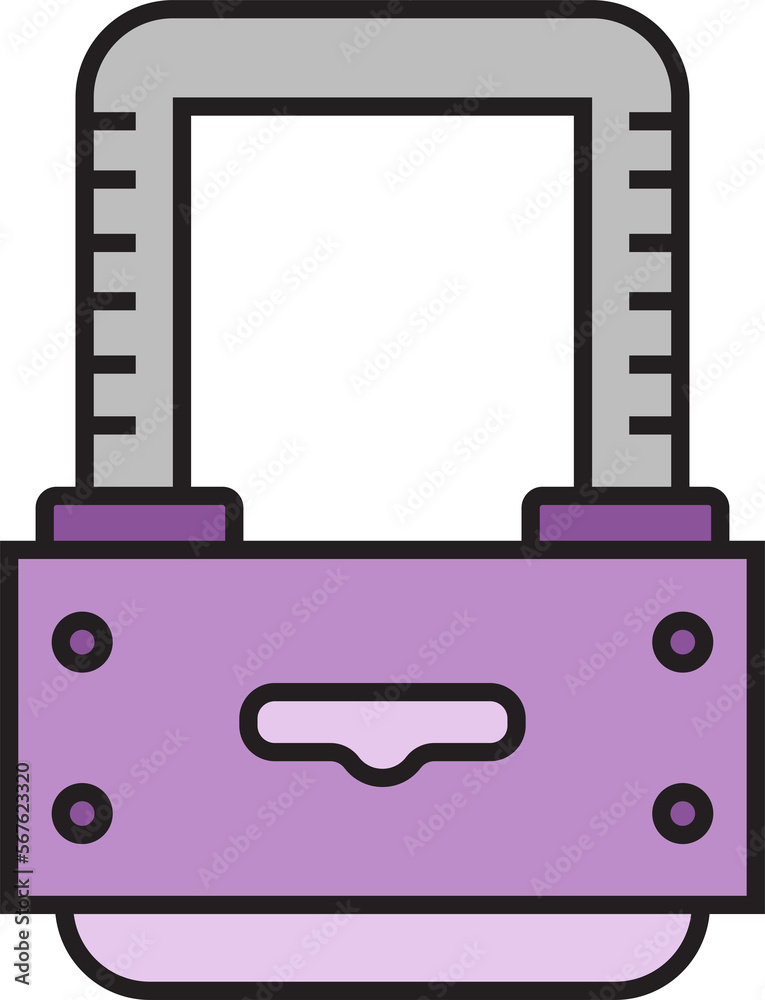 Fototapeta premium padlock icon illustration