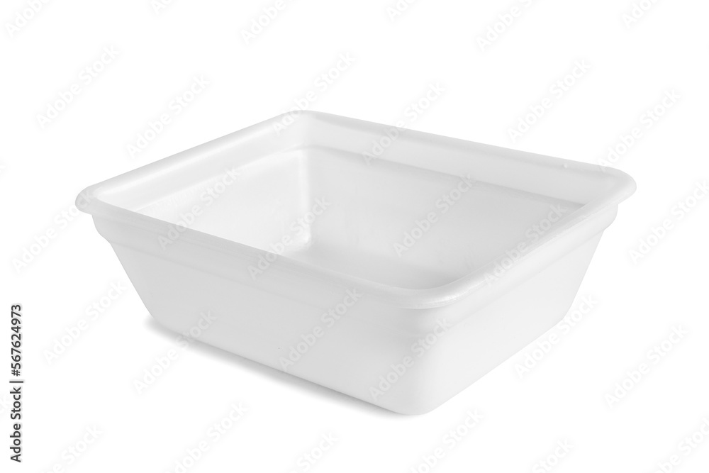 Foam container isolated Foam container isolated