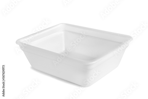 Foam container isolated