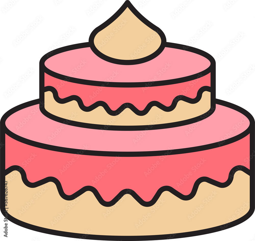 cake and dessert icon illustration cake and dessert icon illustration