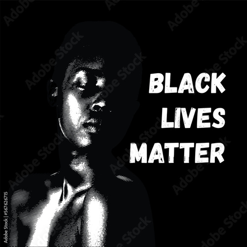 black lives matter vector background Art  Illustration