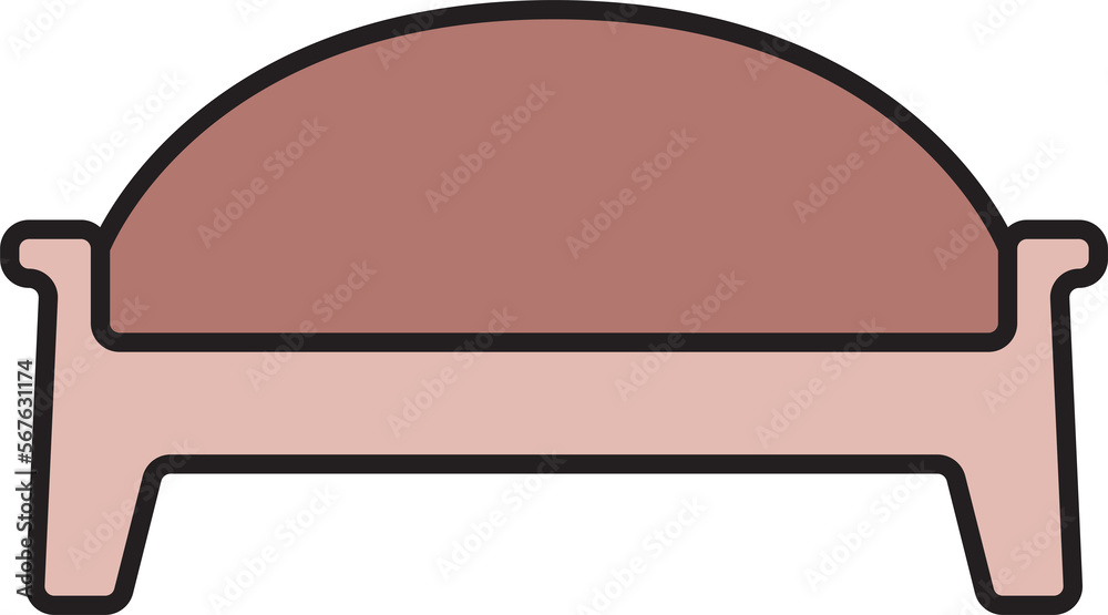 bench and chair icon bench and chair icon