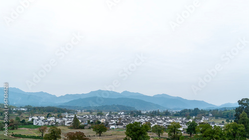 Close-up of rural residential life in Anhui