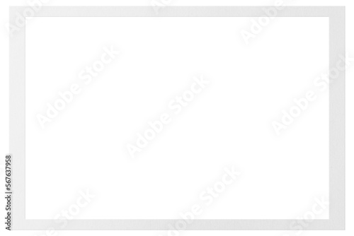 photo frame card isolated on the png backgrounds