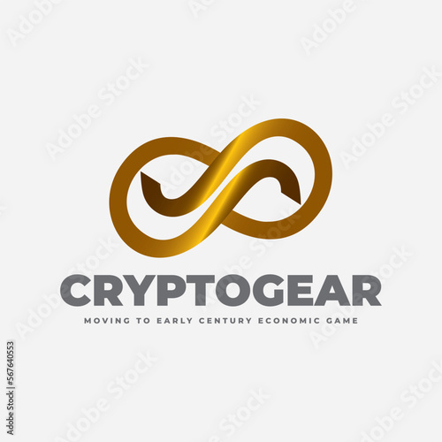 Vehicle Drive and Crypto Currency Evolution Logo