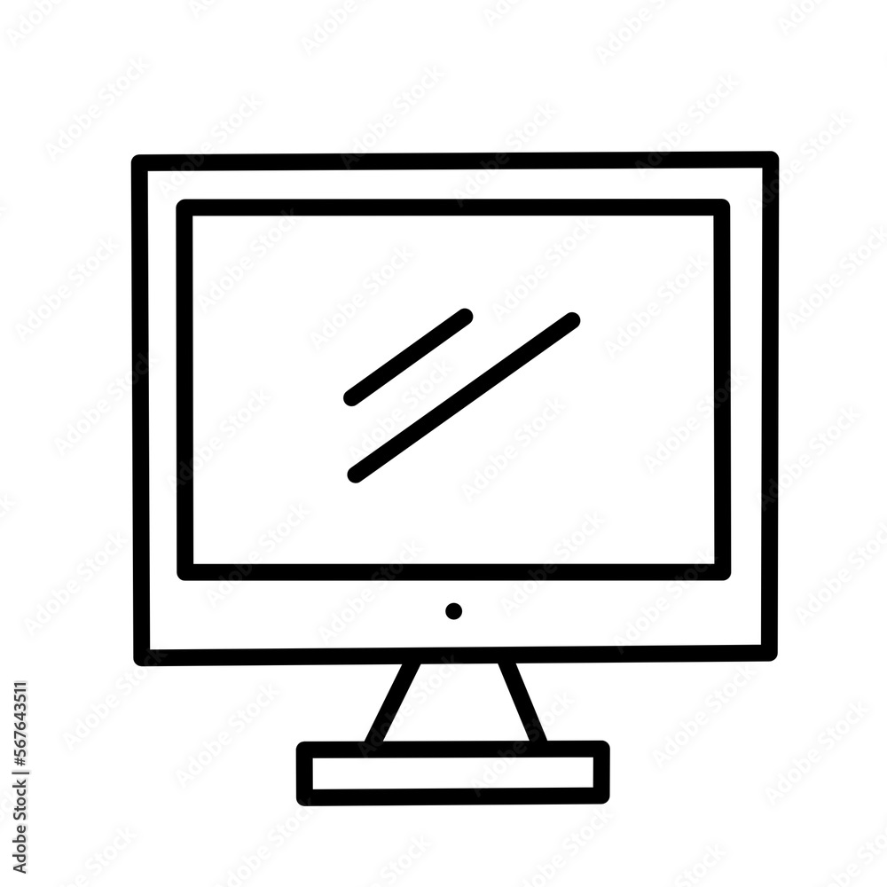 computer vector illustration on white background computer vector illustration on white background