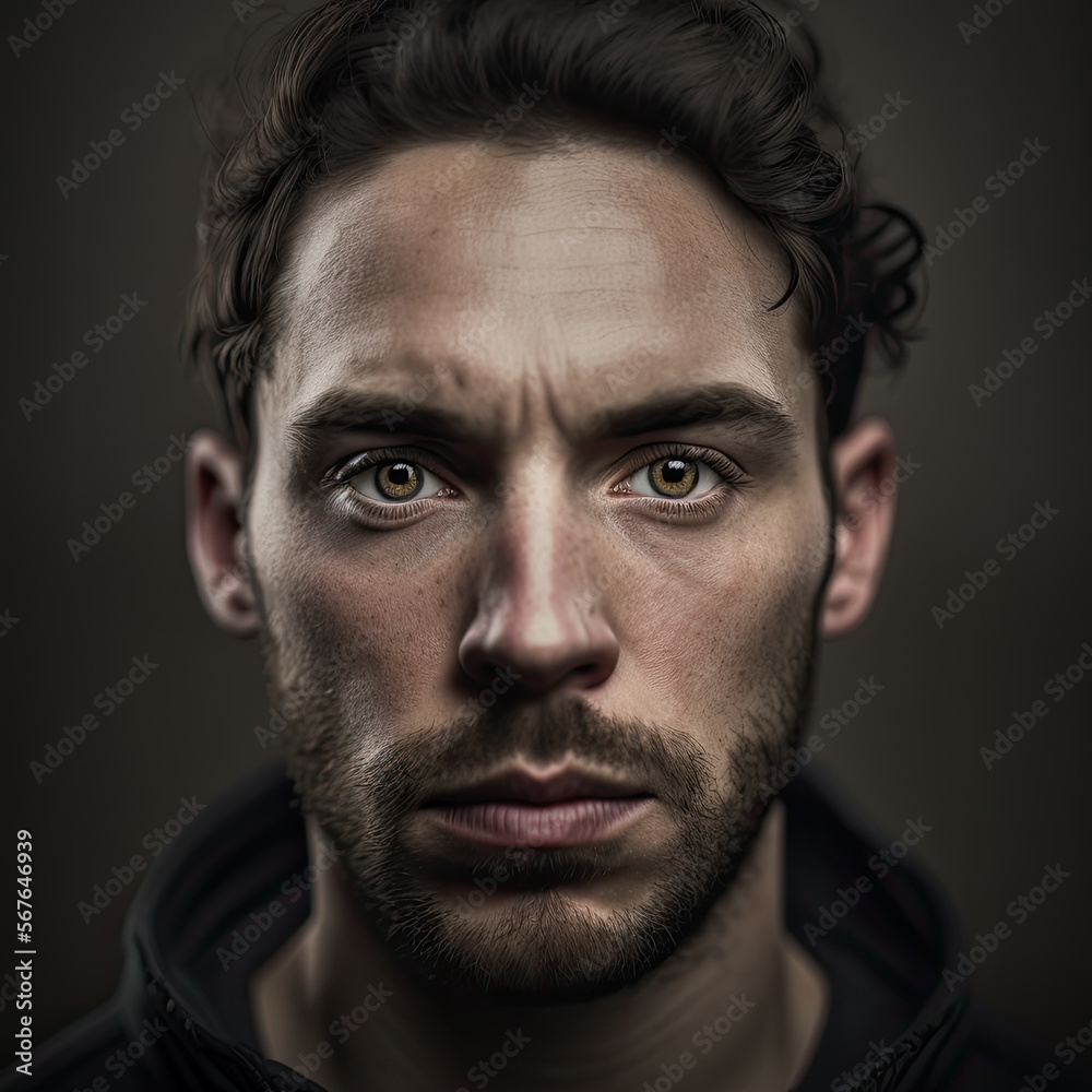 Fototapeta premium Portrait of a Man-Middle Businessman Portrait 