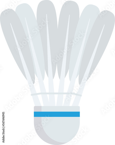 sports badminton and shuttlecock