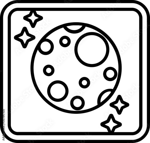 Ramadhan icon outline