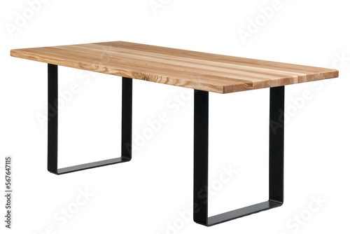 tables manufactured of natural wood isolated on white.wooden tables