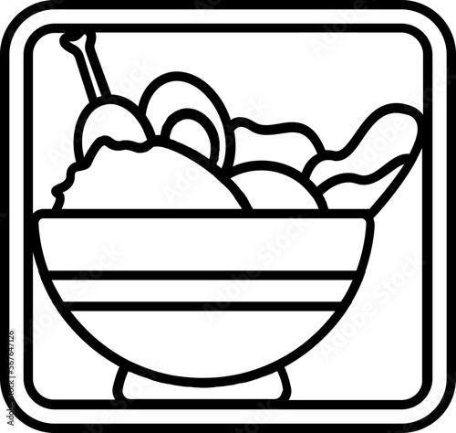 Ramadhan icon outline