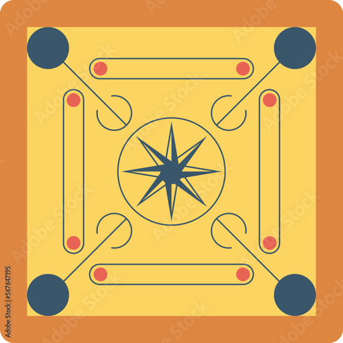 sports carrom board and game