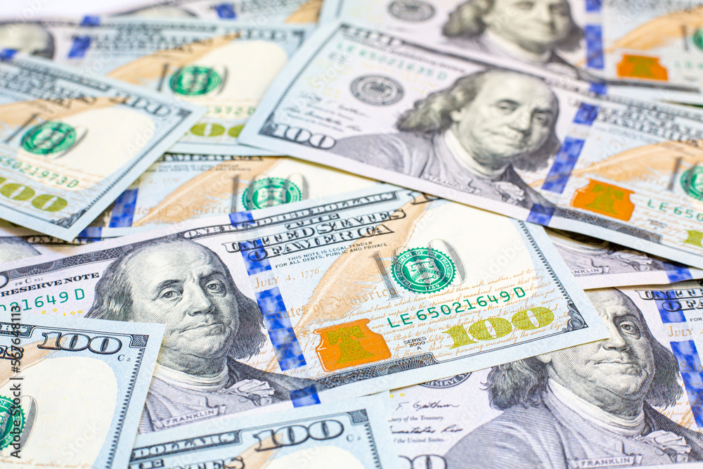 Group of money dollar banknotes arranged on dollar banknotes chaotic manner. Dollar banknotes isolated in a chaotic manner. Exchange money, Money, Cash and finances concept. Travel concept.. Group of money dollar banknotes arranged on dollar banknotes chaotic manner. Dollar banknotes isolated in a chaotic manner. Exchange money, Money, Cash and finances concept. Travel concept..