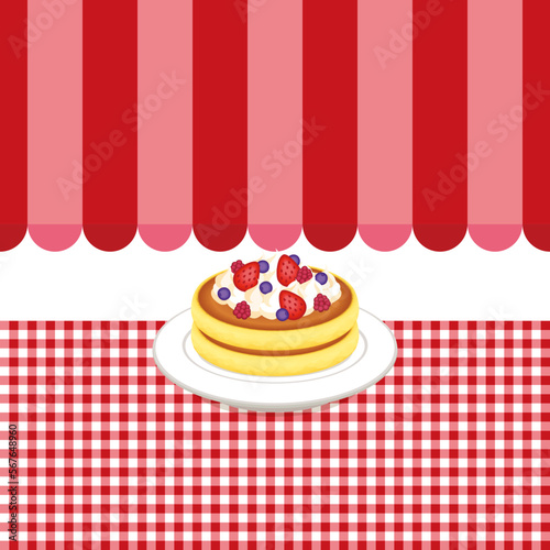 パンケーキ お店 ベリー