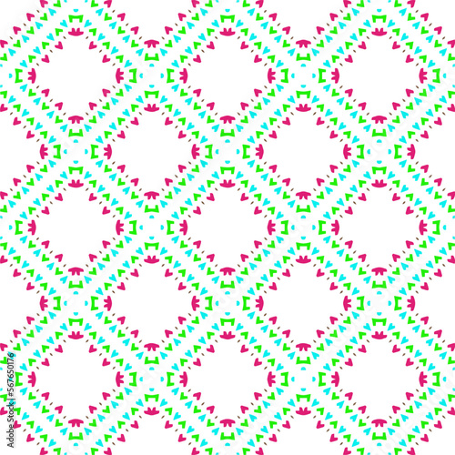 Vector geometric ornament in ethnic style. Seamless pattern with abstract shapes, repeat tiles. Vintage retro texture.Repeating pattern for decor, fabric,textile and fabric.