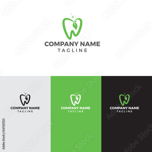Nature Dental Logo Template