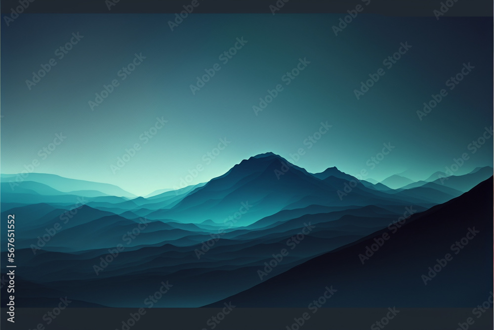 Sleek Minimalist Background. Creative Illustration Elements for wall art, wallpapers or print. Ai generated