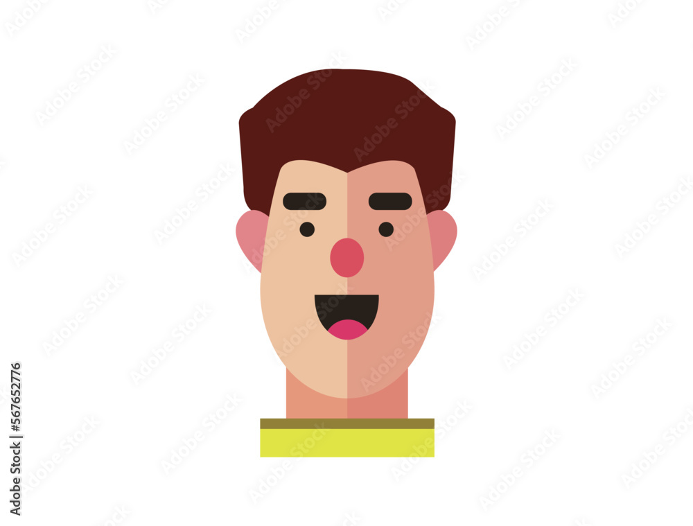 Cartoon style Emoji character. boy profile photo icon, man portraits. User photo. Perfect for coloring book, textiles, icon, web, painting, book, t-shirt print. flat face design character isolated. Cartoon style Emoji character. boy profile photo icon, man portraits. User photo. Perfect for coloring book, textiles, icon, web, painting, book, t-shirt print. flat face design character isolated.