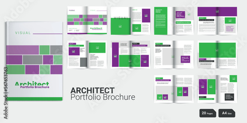 Architecture Portfolio Brochure Template Architect Portfolio Layout Design Portfolio Layout