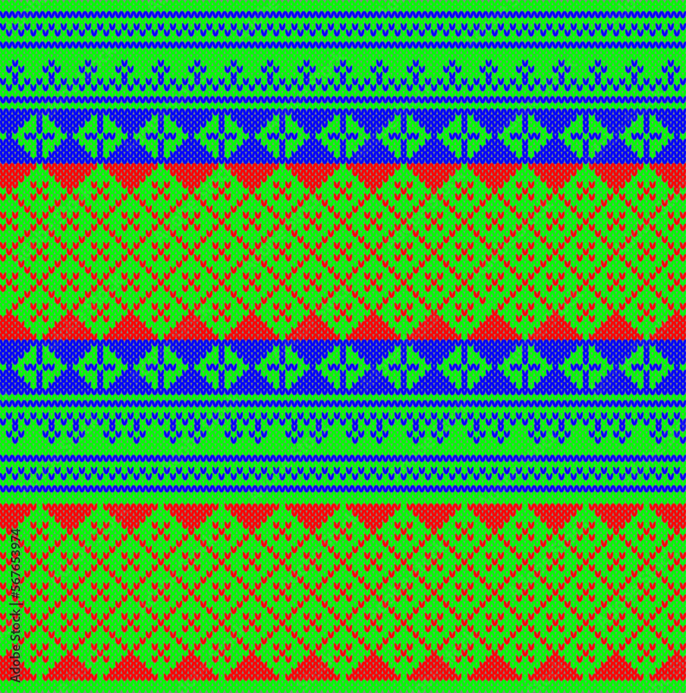 Vector fabric pattern for jacquard sweater flat knit and garments. Fully editable
Vector fabric pattern for jacquard sweater flat knit and garments. Fully editable